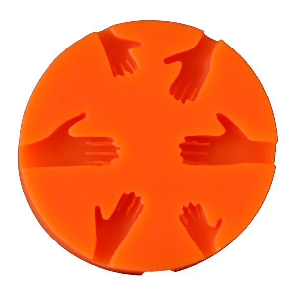 Molde silicón Manos