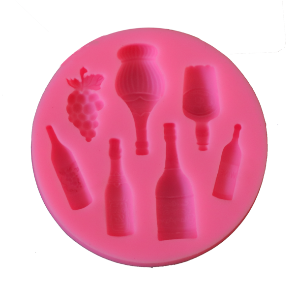 Molde silicón botellas B51