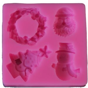 Molde silicón navideño 4DIS.JSF2403