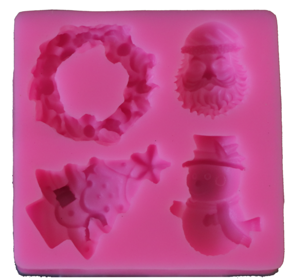 Molde silicón navideño 4DIS.JSF2403